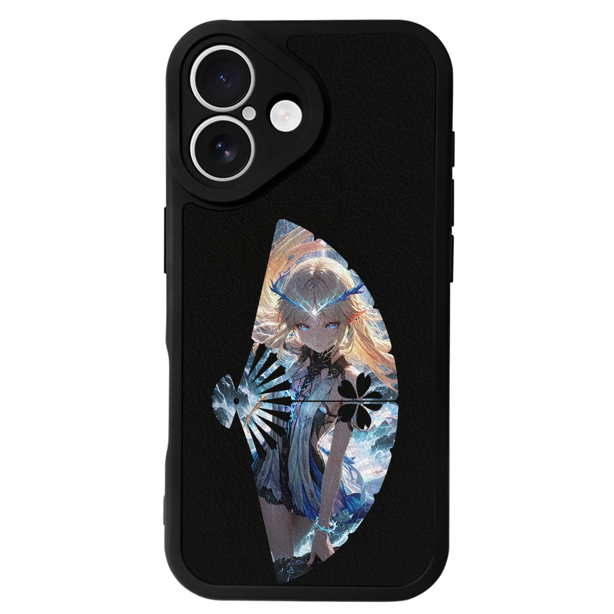 鳴潮 グッズ カルテジア - IPhone 16シリーズ対応 ・ シリコンスマホケース ・ レザー調 ・ 高精度フィット ・ 耐衝撃 ・ ワイヤレス充電対応 ・ 精密カット